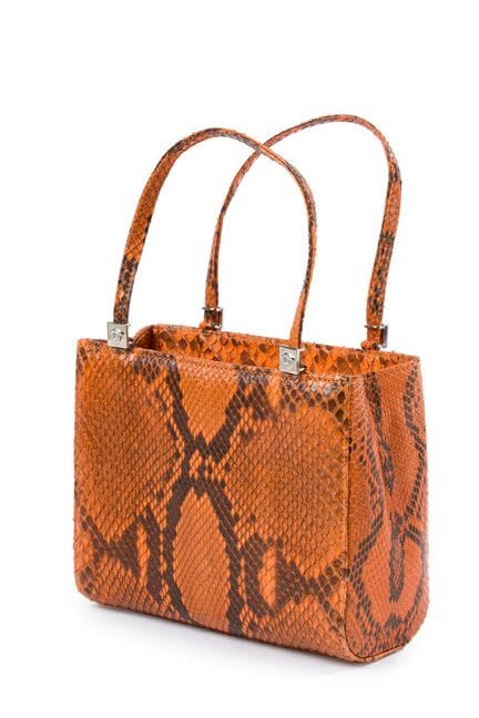 GIANNI VERSACE
Handbag made of python leather by G