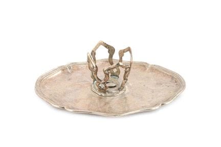 Silver mancerina. Maximum height: 7 cm. Weight: 38