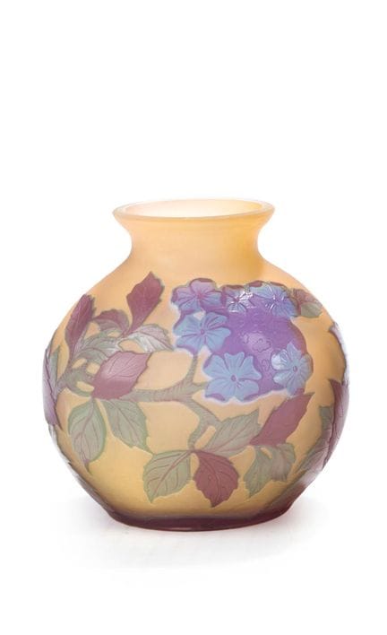 GALLÉ, ÉMILE (1846–1904)
Vase aus Kameo-Glas, gesc