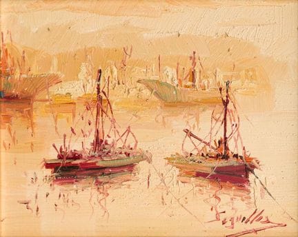 ANTONIO SEGRELLES (Alicante, 1960)

"Marina".
Oil 