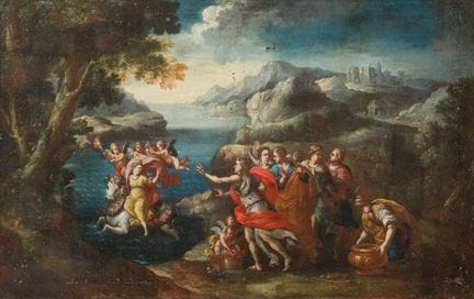 FRENCH SCHOOL. 18th century

"The Abduction of Eur