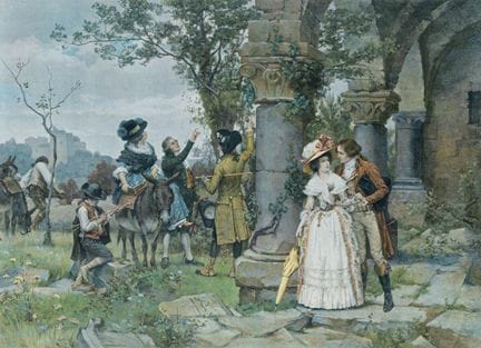PIERRE OUTIN (Paris, 1840–1899)

"Pair of colored 