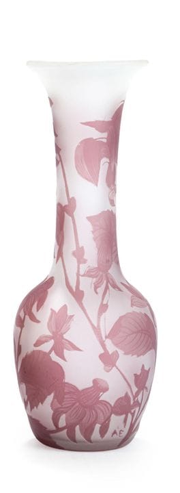 GALLÉ, ÉMILE (1846–1904)
Vase aus Kameo-Glas, gesc