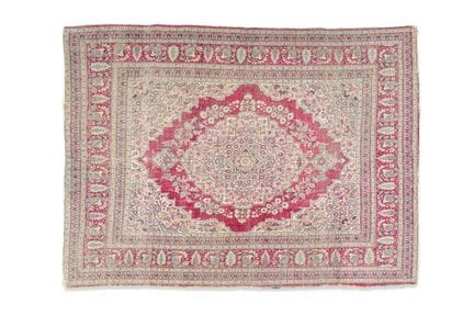 Handgeknüpfter orientalischer Isfahan-Teppich aus 