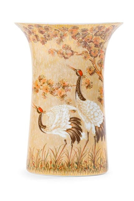 Vase aus deutschem Porzellan im orientalischen Sti