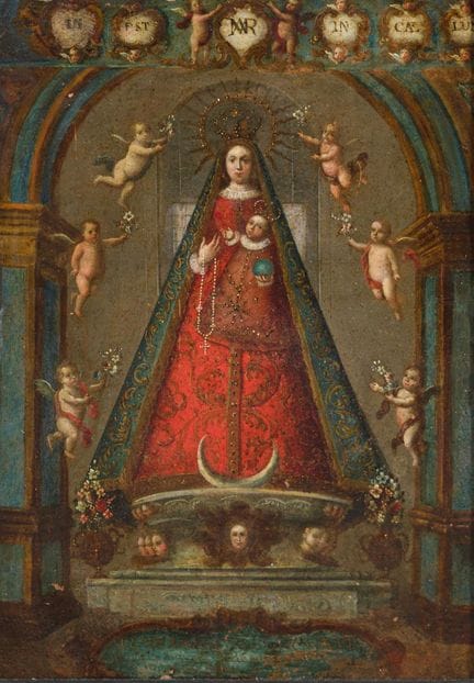 VICEROYAL SCHOOL. 17th–18th Centuries

"Virgin and