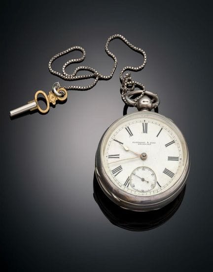 ENGLISH SILVER WATCH BY FATTORINI &amp; SONS, 1850