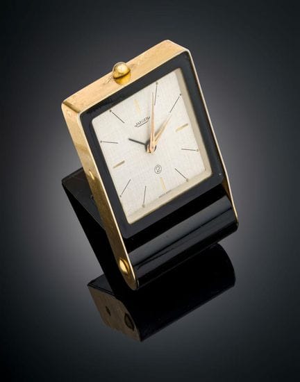 JAEGER-LECOULTRE TABLE ALARM CLOCK
Crafted from go