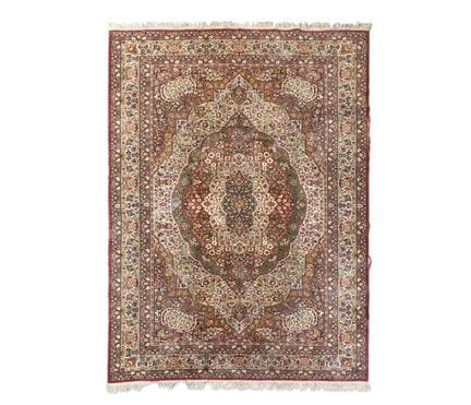 Tabriz-style Oriental rug, 20th century
Made of wo