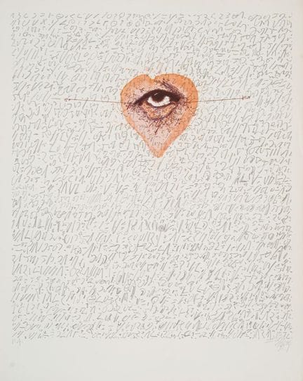 EVRU / ZUSH ‍ (Barcelona, 1946)

"Eyes "1974.
Lith