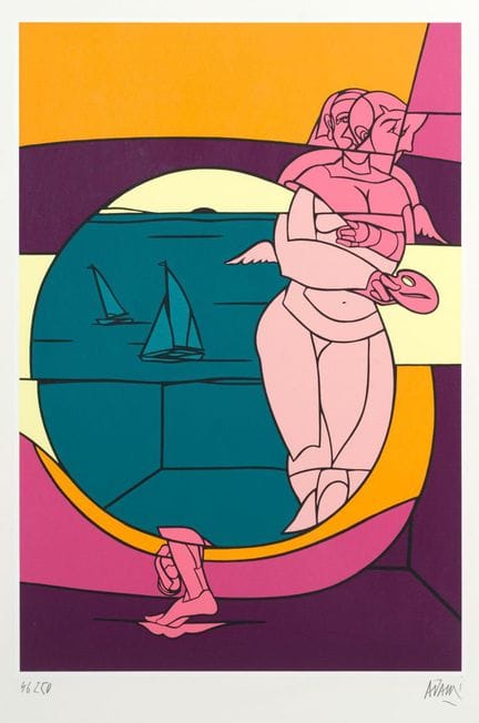 VALERIO ADAMI (Bologna, 1935)

"Dieu de l'Olympe,"