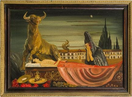SPANISH SCHOOL. 20th Century

"The Death of Manole