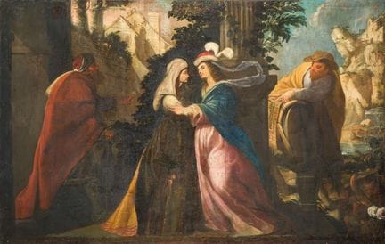 FLAMENCO SCHOOL. 17th century

"The Visitation."
O