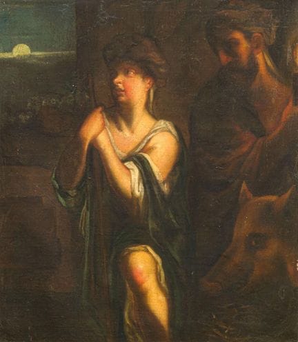 ITALIAN SCHOOL. 17th century

"Susanna and the Eld