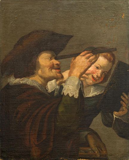 DUTCH SCHOOL. 17th century

"Allegory of Vanity an