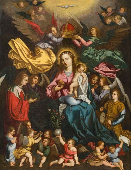 Spanish School. 17th century

"The Coronation of t