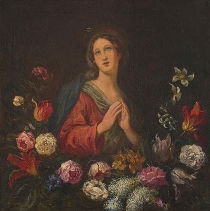 FLAMENCO SCHOOL. 17th century

"The Praying Virgin
