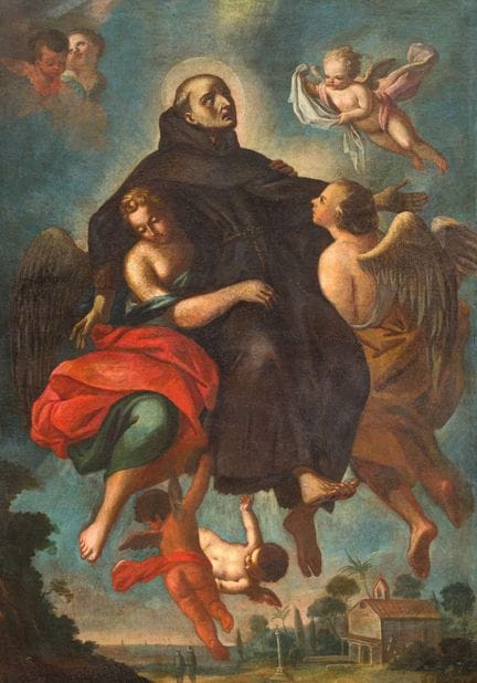 ITALIAN SCHOOL, 17th century

"Saint Joseph of Cup