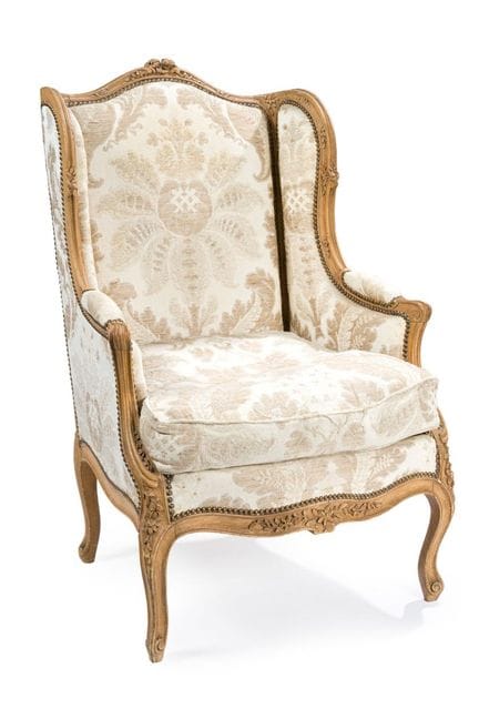 Louis XVI-style "Bergère," 19th century.
Made of n