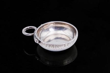 Tastevin en argent 950 millièmes, gravé " A JEAN L