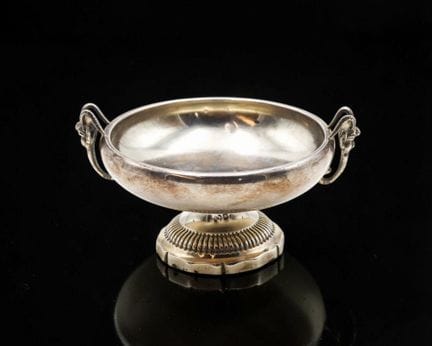 925-part thousand silver wedding goblet with two h