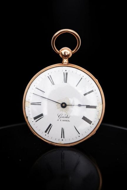 GARDET A USSEL
Taschenuhr aus 18 Karat Gelbgold (7