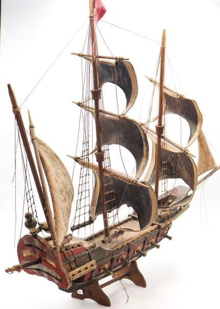 Maquette du "Santa Maria", caravelle de Christophe
