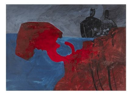 弗拉迪米尔·雅诺舍克（捷克/波希米亚 1922 - 1986）——《带人物的风景》

 *** 拍品