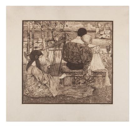 HEINRICH VOGELER (GERMANY / GERMAN 1872 - 1942) - 