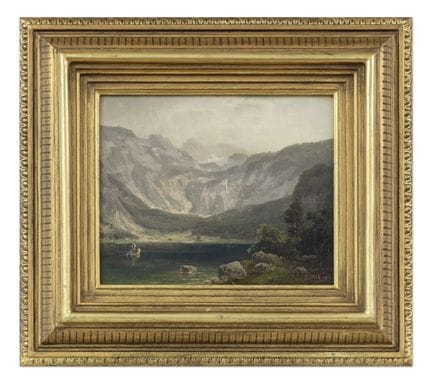 雨果·乌利克（捷克/波希米亚 1838 - 1881）——《柯尼希湖》

 *** 拍品描述： **
