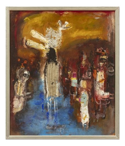 约瑟夫·吉拉（捷克/波希米亚 1929 - 2005）——《约旦河受洗》

 *** 拍品描述： *