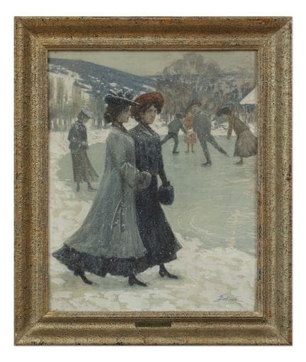 JOSEF JELÍNEK (CZECH / BOHEMIAN 1871 - 1945) - At 