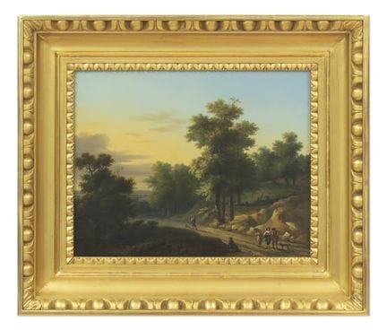 弗兰斯·施瓦格（捷克/波希米亚 1756 - 1836）——《路上的朝圣者》

 *** 拍品描述：