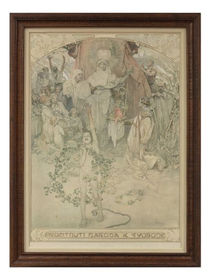 ALPHONSE MUCHA (CZECH / BOHEMIAN 1860 - 1939) - Th