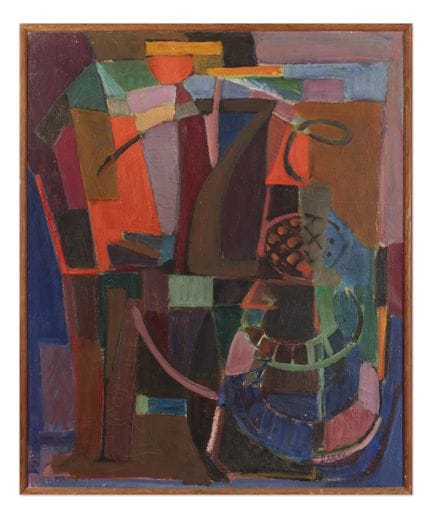 拉斯洛·巴尔塔（匈牙利 / 匈牙利人 1902 - 1961）——《室内人物》

 *** 拍品描述