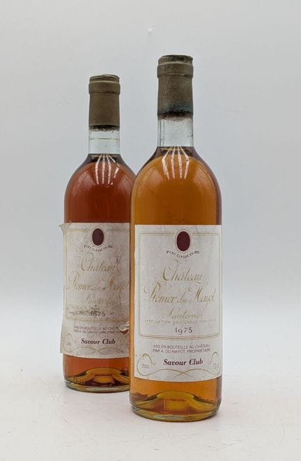 2 botellas de Château Romer du Hayot Sauternes 197
