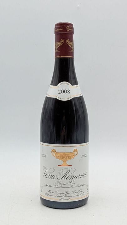 1 B VOSNE ROMANEE 1er Cru 2008 Domaine Gros Frère 