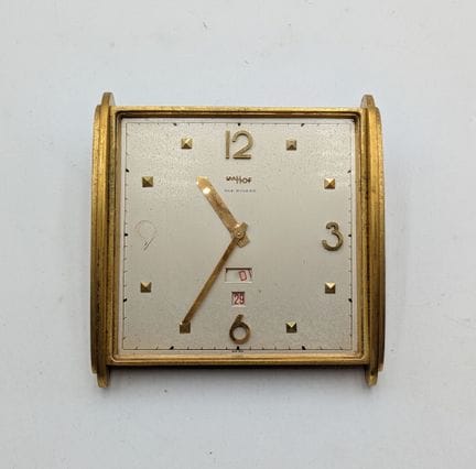 IMHOF, produzione svizzera. Orologio da scrivania 