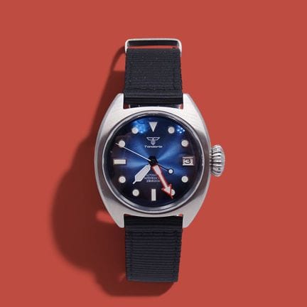 TANDORIO. Orologio da polso da uomo, cassa in acci