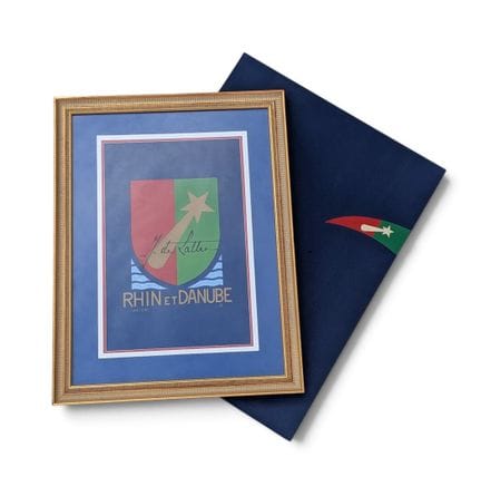 MILITARIA. Dans un coffret: J. DE LATTRE. Grande l