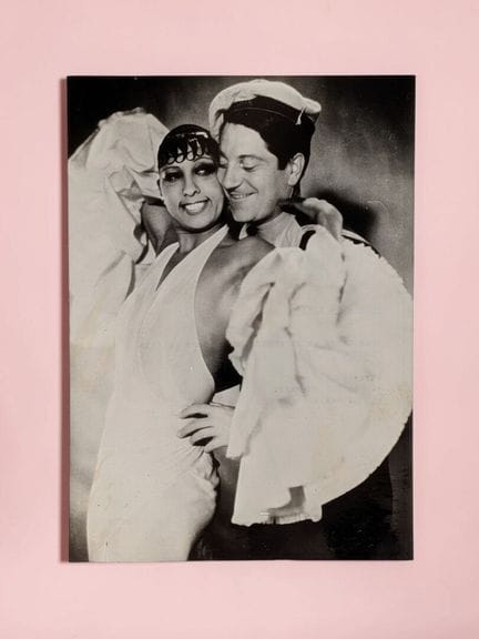 Joséphine BAKER et Jean GABIN pour le film ZOUZOU.