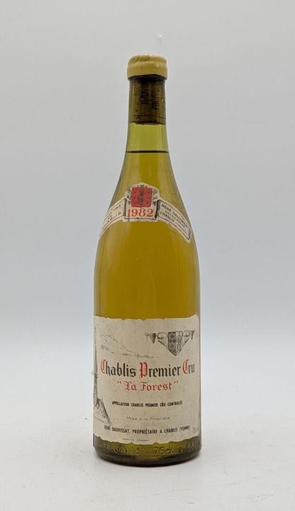 1 botella de Chablis Premier Cru La Forest 1982 Re