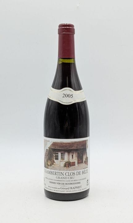 1 B CHAMBERTIN CLOS DE BEZE Grand Cru 2005 Raphet