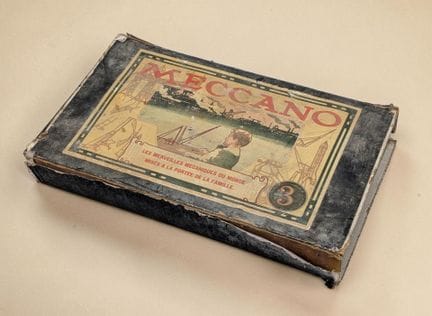 Scatola MECCANO n. 3, 5 x 36 x 21 cm, così com’è