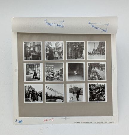 Robert DOISNEAU : tirage d'essai 1996 pour calendr