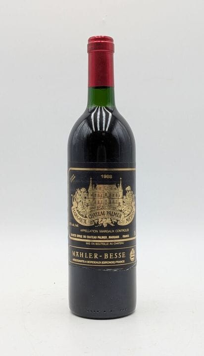 1 botella de Château PALMER MARGAUX 1988