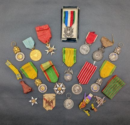 Collezione di medaglie militari della seconda metà