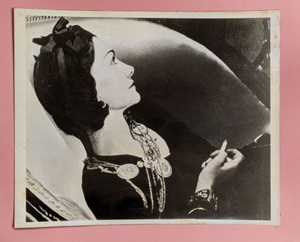 Coco CHANEL. Tirage 1977 pour le Huntsville Times,