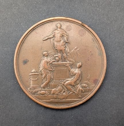 STATI DI BRETAGNA. Medaglia in bronzo: Dritto – St