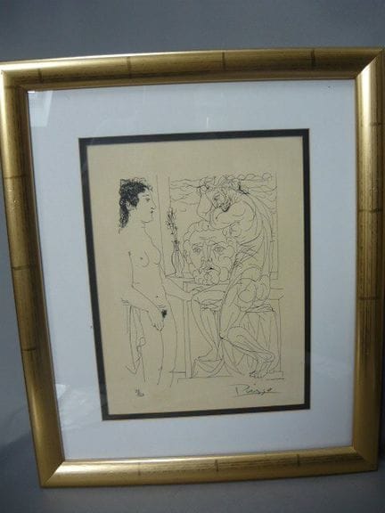 Pablo Picasso (1881–1973). Lithograph from the Sui